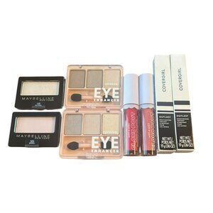 Women's Lot of 8 Full Size New Makeup‎ Products - Covergirl & Maybelline